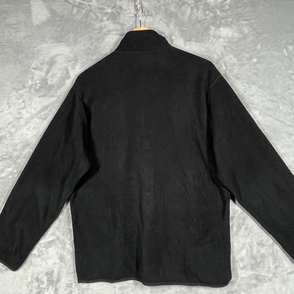 Patagonia Synchilla Mens Large Black Quarter Zip Fleece Pullover Jacket 3956 - Picture 4 of 10